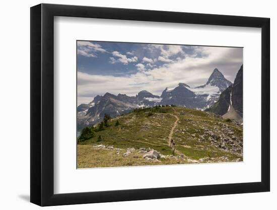 Hikers in Assiniboine Park, Canada (MR)-Howie Garber-Framed Photographic Print
