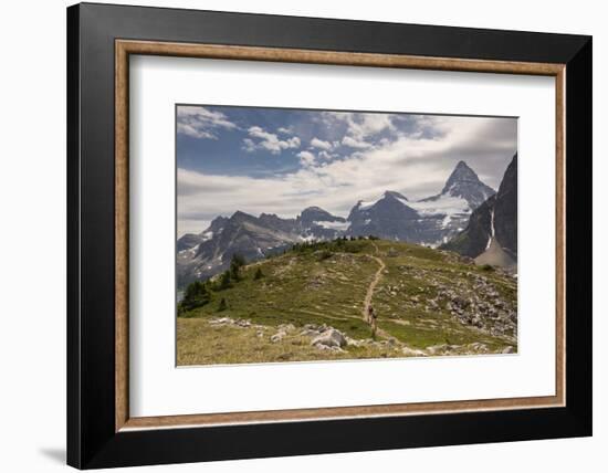 Hikers in Assiniboine Park, Canada (MR)-Howie Garber-Framed Photographic Print