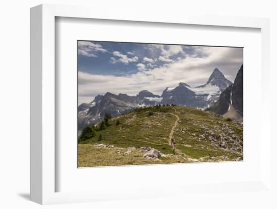 Hikers in Assiniboine Park, Canada (MR)-Howie Garber-Framed Photographic Print