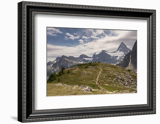 Hikers in Assiniboine Park, Canada (MR)-Howie Garber-Framed Photographic Print