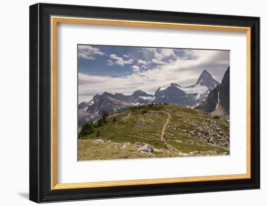 Hikers in Assiniboine Park, Canada (MR)-Howie Garber-Framed Photographic Print