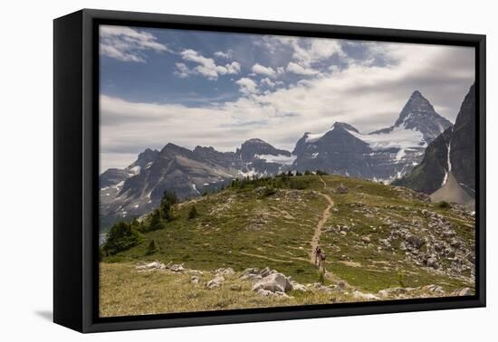 Hikers in Assiniboine Park, Canada (MR)-Howie Garber-Framed Premier Image Canvas