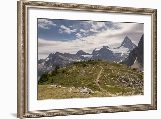 Hikers in Assiniboine Park, Canada (MR)-Howie Garber-Framed Photographic Print