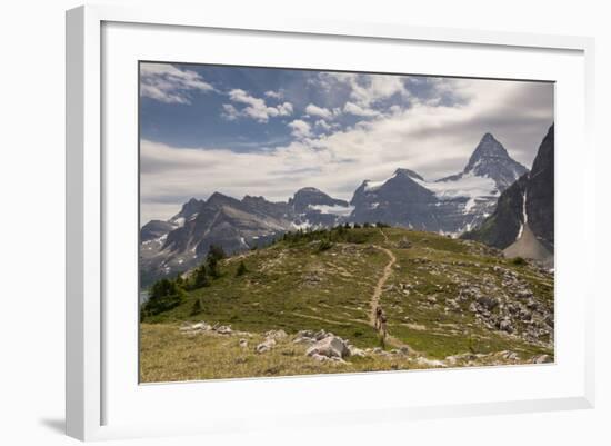 Hikers in Assiniboine Park, Canada (MR)-Howie Garber-Framed Photographic Print