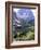 Hikers on Alta Via Dolomiti Trail and Gardena Pass Below and Sassolungo Range 3181M, Alto Adige-Richard Nebesky-Framed Photographic Print