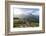 Hikers on the way to Lacs De Cheserys from Argentiere with Les Drus and Aiguille Verte in the backg-Roberto Moiola-Framed Photographic Print