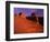 Hikers View Delicate Arch at Sunset, Utah, USA-Jerry Ginsberg-Framed Photographic Print