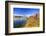 Hikers Walking on the Path Beside the Stellisee with the Matterhorn Reflected-Roberto Moiola-Framed Photographic Print