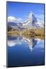 Hikers Walking on the Path Beside the Stellisee with the Matterhorn Reflected-Roberto Moiola-Mounted Photographic Print