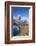 Hikers Walking on the Path Beside the Stellisee with the Matterhorn Reflected-Roberto Moiola-Framed Photographic Print