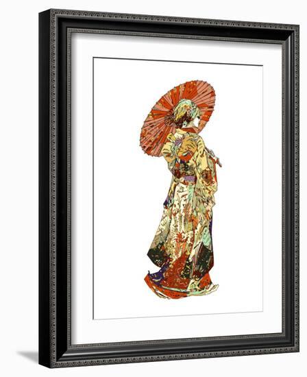 Hikifurisode Ex-Machina-HR-FM-Framed Art Print