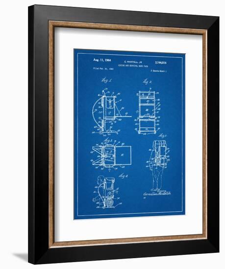 Hiking And Camping Backpack Patent-null-Framed Premium Giclee Print