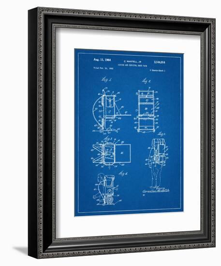 Hiking And Camping Backpack Patent-null-Framed Premium Giclee Print