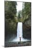 Hiking At Abiqua Falls. Willamette Valley, Oregon-Justin Bailie-Mounted Photographic Print