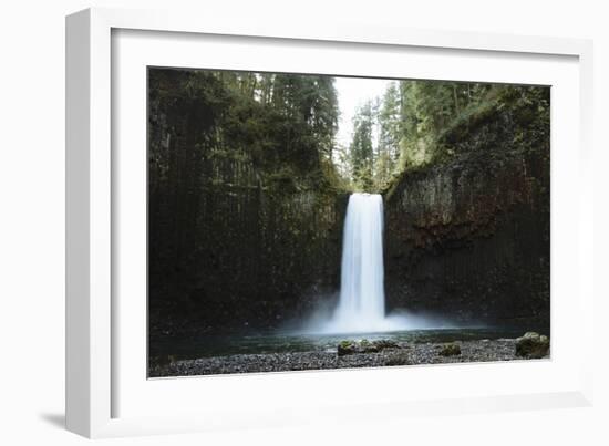 Hiking At Abiqua Falls. Willamette Valley, Oregon-Justin Bailie-Framed Photographic Print