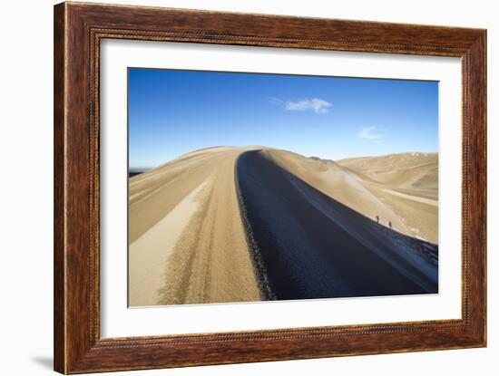 Hiking In Great Sand Dunes National Park, CO-Justin Bailie-Framed Photographic Print