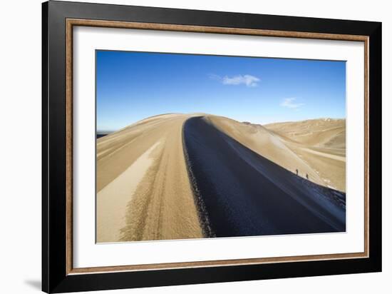 Hiking In Great Sand Dunes National Park, CO-Justin Bailie-Framed Photographic Print