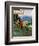 "Hiking in Mountains" Saturday Evening Post Cover, May 31, 1952-John Clymer-Framed Giclee Print