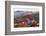 Hiking Travel Vacation in Maui Volcano, Hawaii. USA Travel Woman with Backpack Pointing at Haleakal-Maridav-Framed Photographic Print