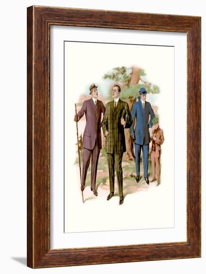 Hiking-null-Framed Art Print