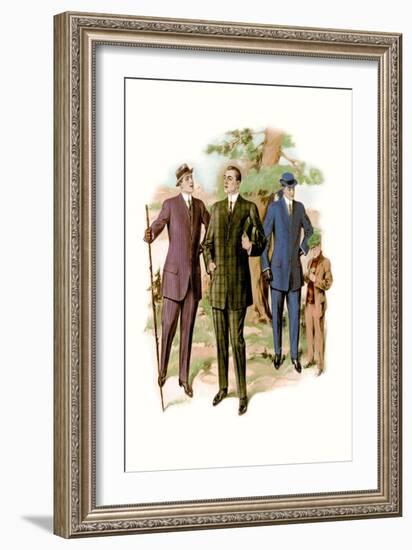 Hiking-null-Framed Art Print