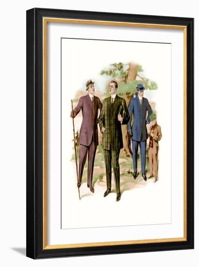 Hiking-null-Framed Art Print