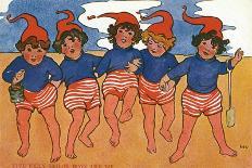 Five Jolly Sailor Boys are We-Hilda Dix Sandford-Art Print