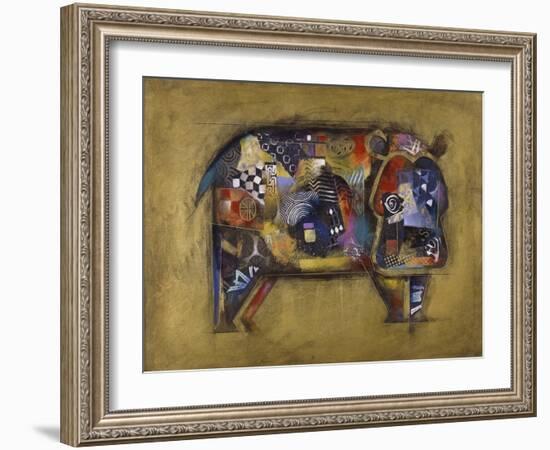 Hildi the Hippo-John Douglas-Framed Giclee Print