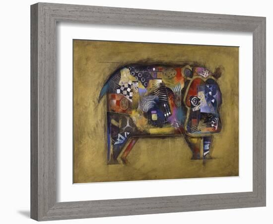 Hildi the Hippo-John Douglas-Framed Giclee Print