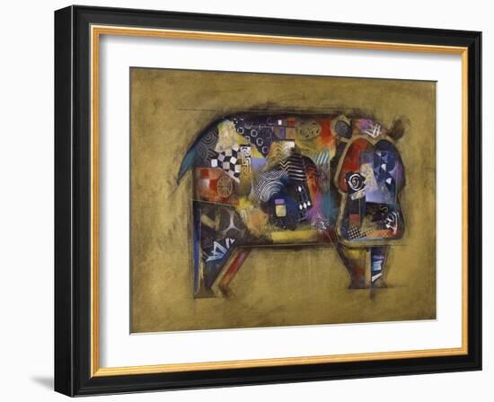 Hildi the Hippo-John Douglas-Framed Giclee Print