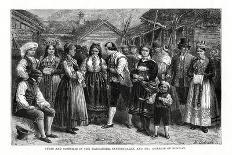 Kabyle Family Group Travelling, Algeria, C1890-Hildibrand-Giclee Print