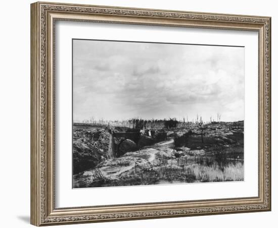 Hill 60 WWI-Robert Hunt-Framed Photographic Print