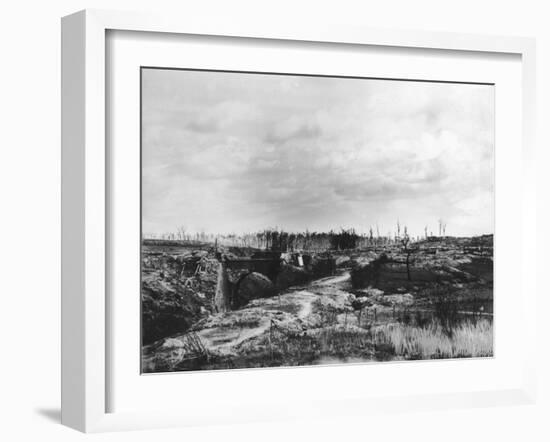 Hill 60 WWI-Robert Hunt-Framed Photographic Print