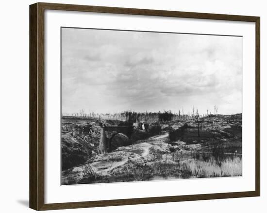 Hill 60 WWI-Robert Hunt-Framed Photographic Print