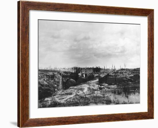 Hill 60 WWI-Robert Hunt-Framed Photographic Print