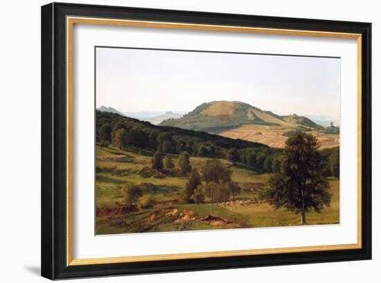 Hill and Dale-Albert Bierstadt-Framed Giclee Print