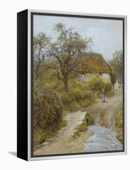 Hill Farm, Symondsbury, Dorset-Helen Allingham-Framed Premier Image Canvas