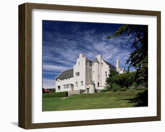 Hill House, Built 1902-1904 by Charles Rennie Mackintosh, Helensburgh, Scotland-Adam Woolfitt-Framed Photographic Print