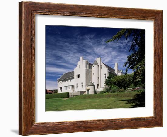 Hill House, Built 1902-1904 by Charles Rennie Mackintosh, Helensburgh, Scotland-Adam Woolfitt-Framed Photographic Print
