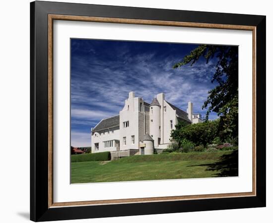 Hill House, Built 1902-1904 by Charles Rennie Mackintosh, Helensburgh, Scotland-Adam Woolfitt-Framed Photographic Print