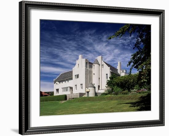 Hill House, Built 1902-1904 by Charles Rennie Mackintosh, Helensburgh, Scotland-Adam Woolfitt-Framed Photographic Print