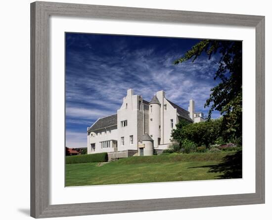 Hill House, Built 1902-1904 by Charles Rennie Mackintosh, Helensburgh, Scotland-Adam Woolfitt-Framed Photographic Print