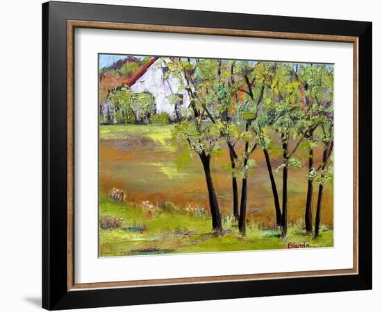 Hill House-Blenda Tyvoll-Framed Art Print