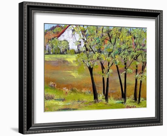 Hill House-Blenda Tyvoll-Framed Art Print