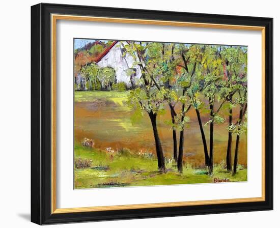 Hill House-Blenda Tyvoll-Framed Art Print