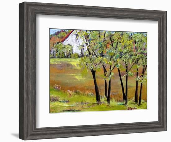 Hill House-Blenda Tyvoll-Framed Art Print