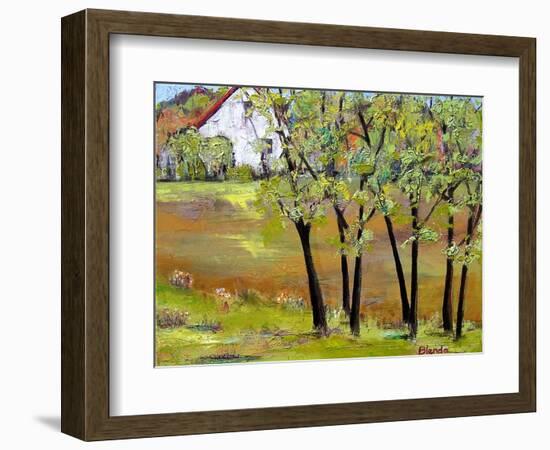 Hill House-Blenda Tyvoll-Framed Art Print