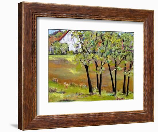 Hill House-Blenda Tyvoll-Framed Art Print