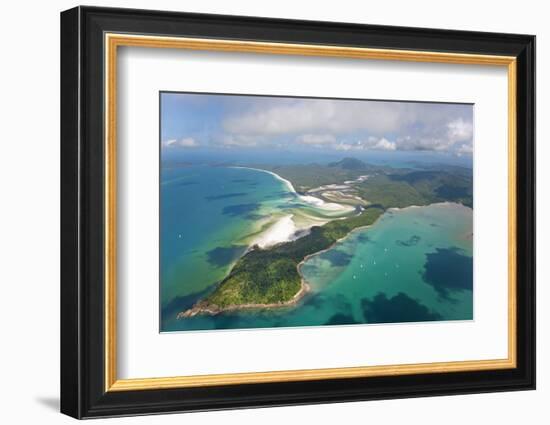 Hill Inlet Whitsunday Islands, Queensland, Australia-Peter Adams-Framed Photographic Print