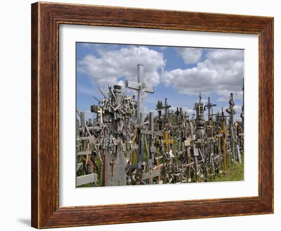 Hill of Crosses, Near Siauliai, Lithuania, Baltic States, Europe-Gary Cook-Framed Photographic Print